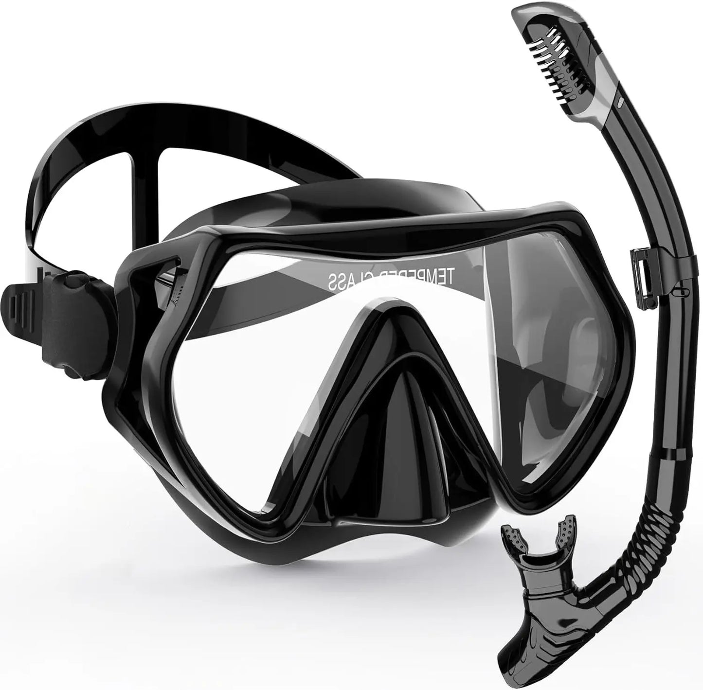 Clear Vision Snorkel Mask Set for Adults - Halri