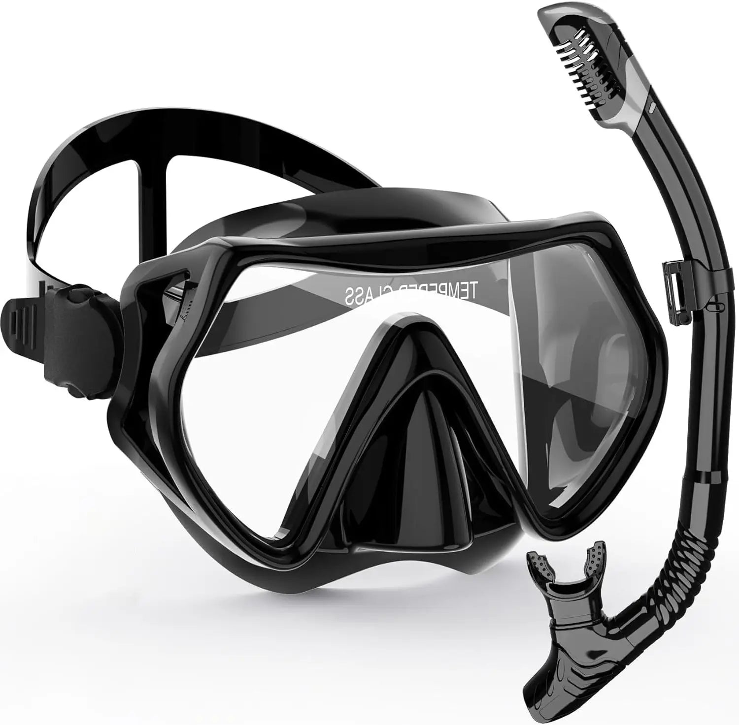 Clear Vision Snorkel Mask Set for Adults - Halri
