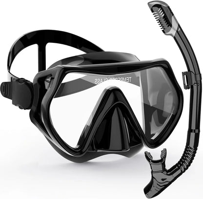 Clear Vision Snorkel Mask Set for Adults - Halri