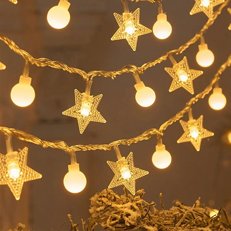 Colorful LED Fairy String Lights for Christmas Tree