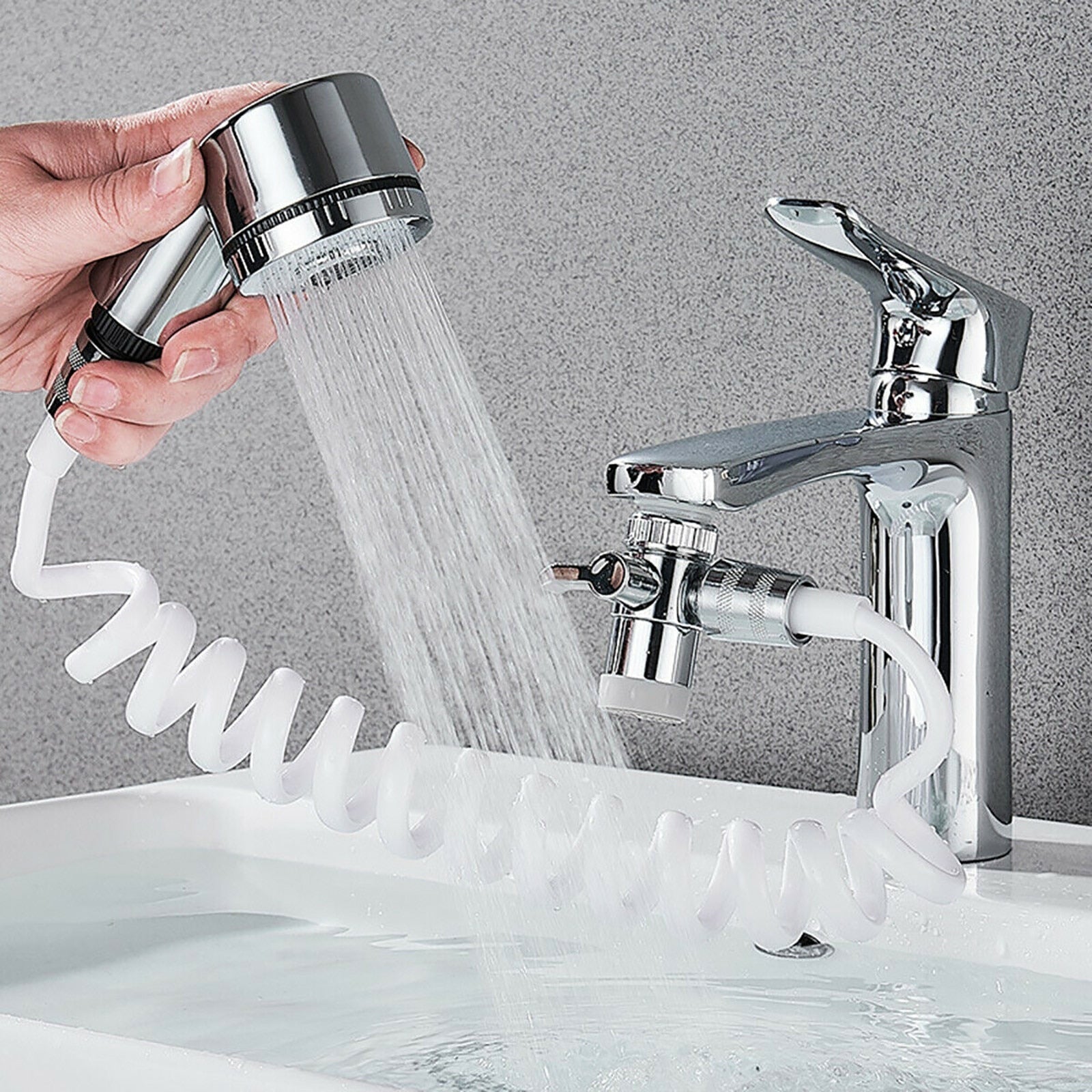 Complete Bathroom Accessory Kit Easy Clean Adjustable - Halri