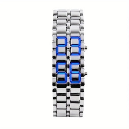 Colorful LED Flowing Digital Sport Watch