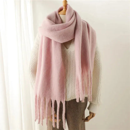 Cozy Solid Color Halri Throw Blanket