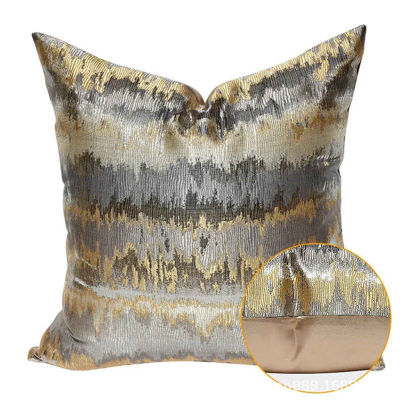 Soft Decorative Pillowcase with Geometric Pattern