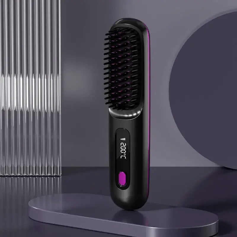 Portable Ceramic Hair Straightener with USB Charging - Halri