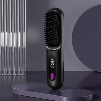 Portable Ceramic Hair Straightener with USB Charging - Halri