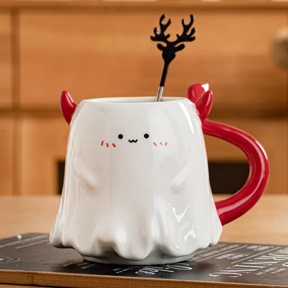 Funny Devil Design Coffee Mug - Halri