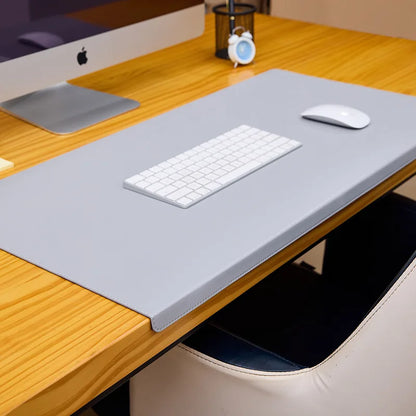 Comfortable PU Leather Desk Pad - Ergonomic Wrist Rest