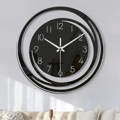 Simple White Quiet Wall Clock - Halri