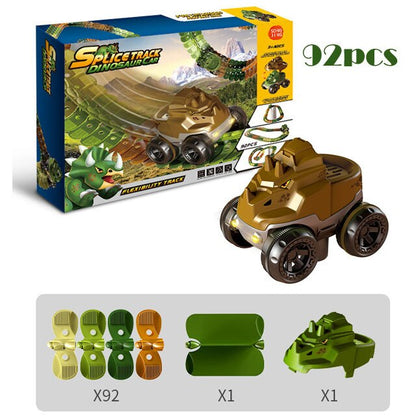 Fun Dinosaur Racing Track Playset Toy