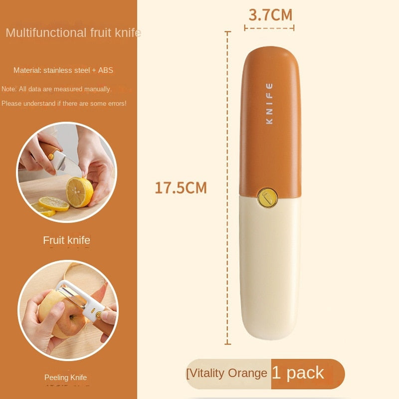 Compact 2-in-1 Veggie Peeler Kitchen Knife - Halri