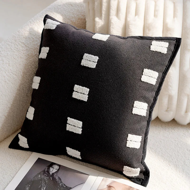 Elegant Horse Pattern Throw Pillow for Home Decor