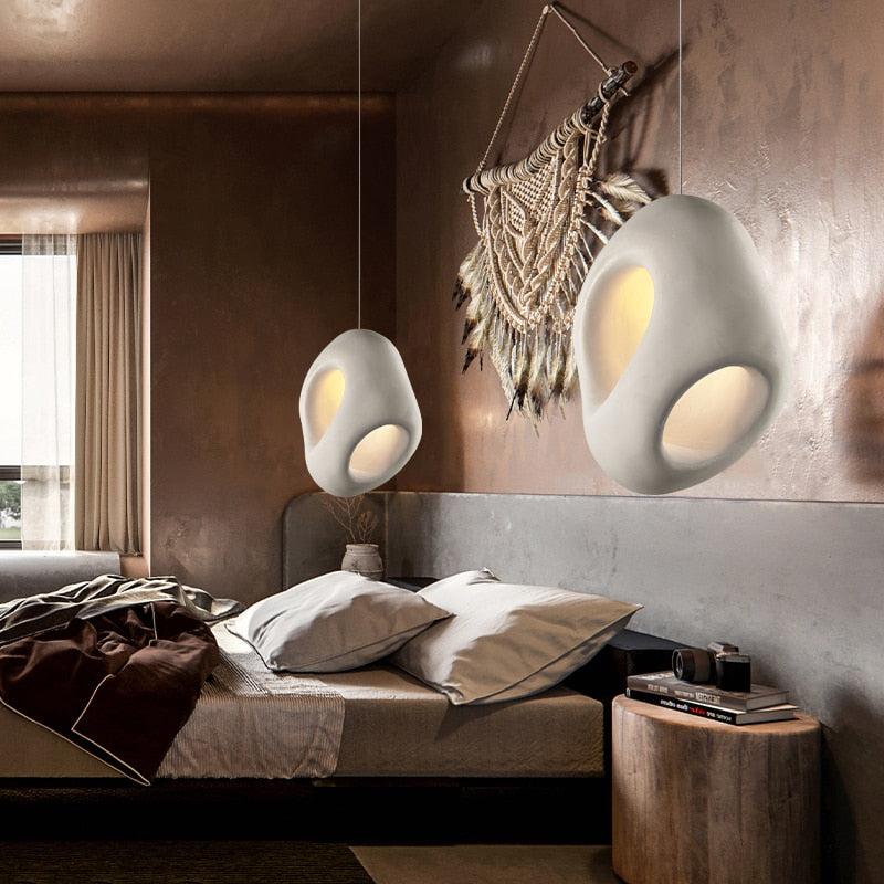 Unique Chic LED Hanging Light Wabi Sabi Style - Halri