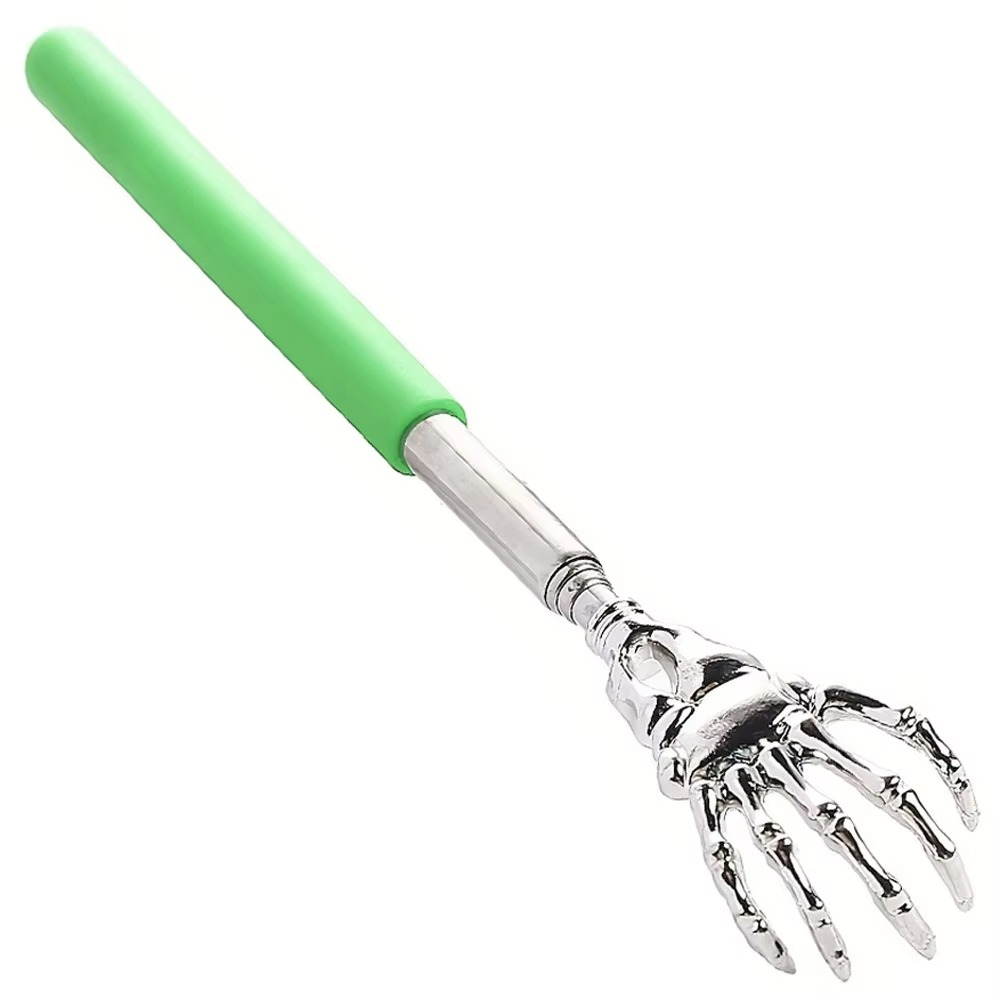 Halri | Stainless Steel Telescoping Back Scratcher and Massager for People and Pets