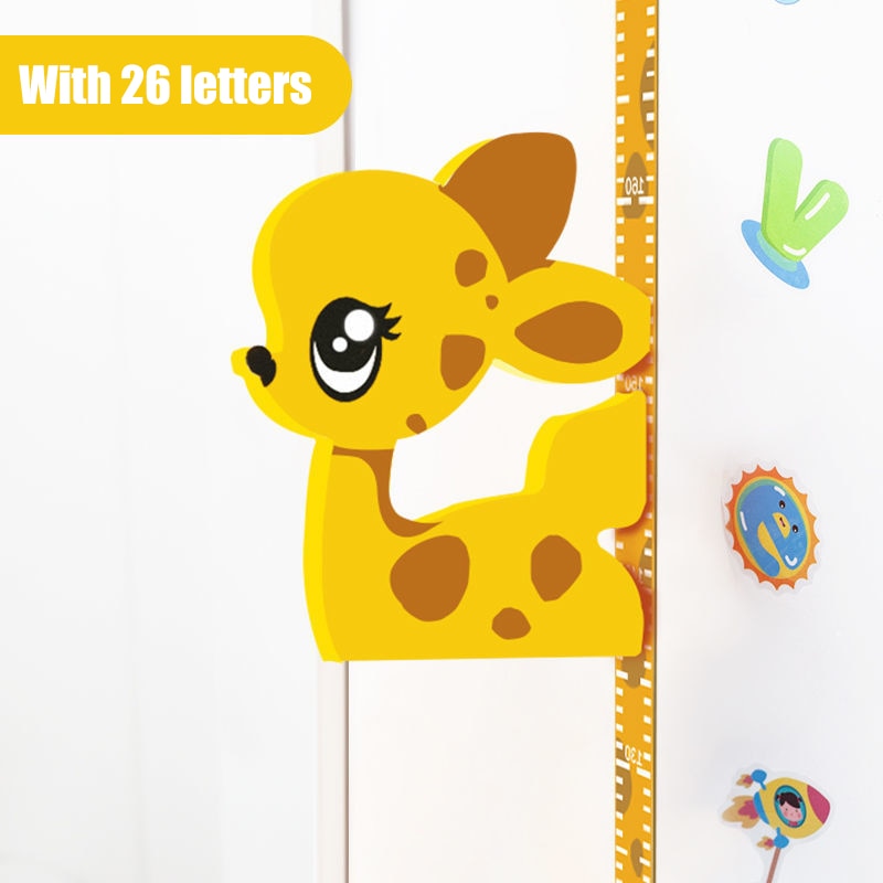 Fun Wall Height Chart Sticker for Kids - Halri
