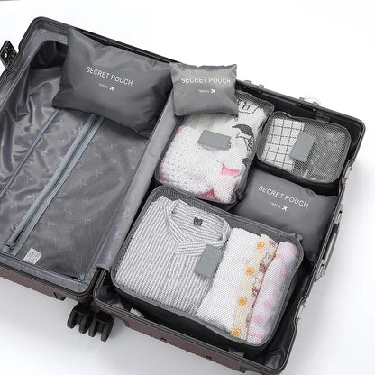Practical Travel Bag Organizer Kit 6-Piece Waterproof Set