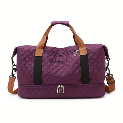 Spacious Sports Duffel Bag with Shoe Pocket