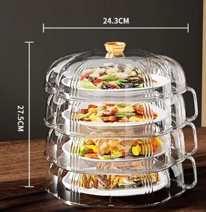 Collapsible Microwave Food Lid Protector