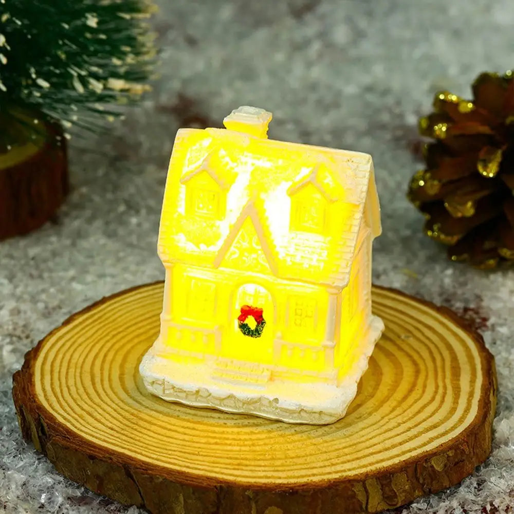 Beautiful Snowflake Christmas Village Houses