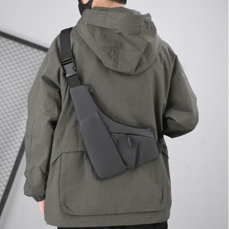Secure Men's Genuine Leather Cross Body Bag - Halri