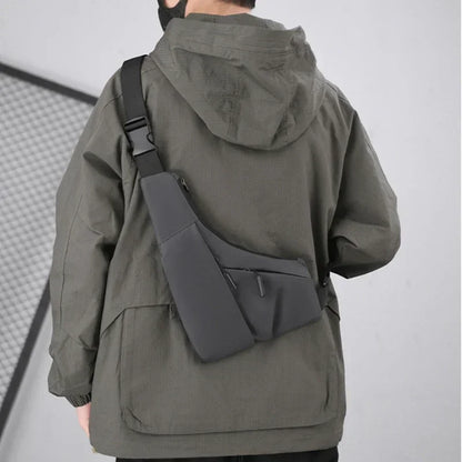 Secure Men's Genuine Leather Cross Body Bag - Halri