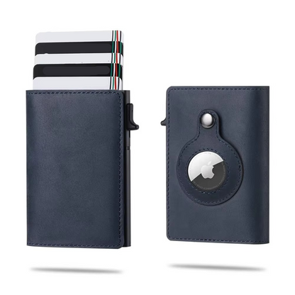 Slim Leather RFID Wallet with Fast Card Slot