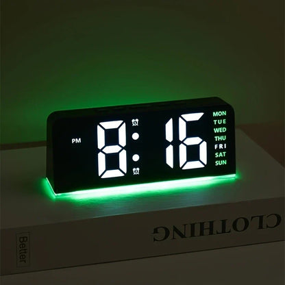 Stylish LED Digital Nightstand Alarm Clock Lamp