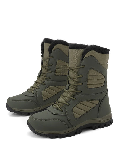 Warm Fleece Lined Snow Boots for Men and Women