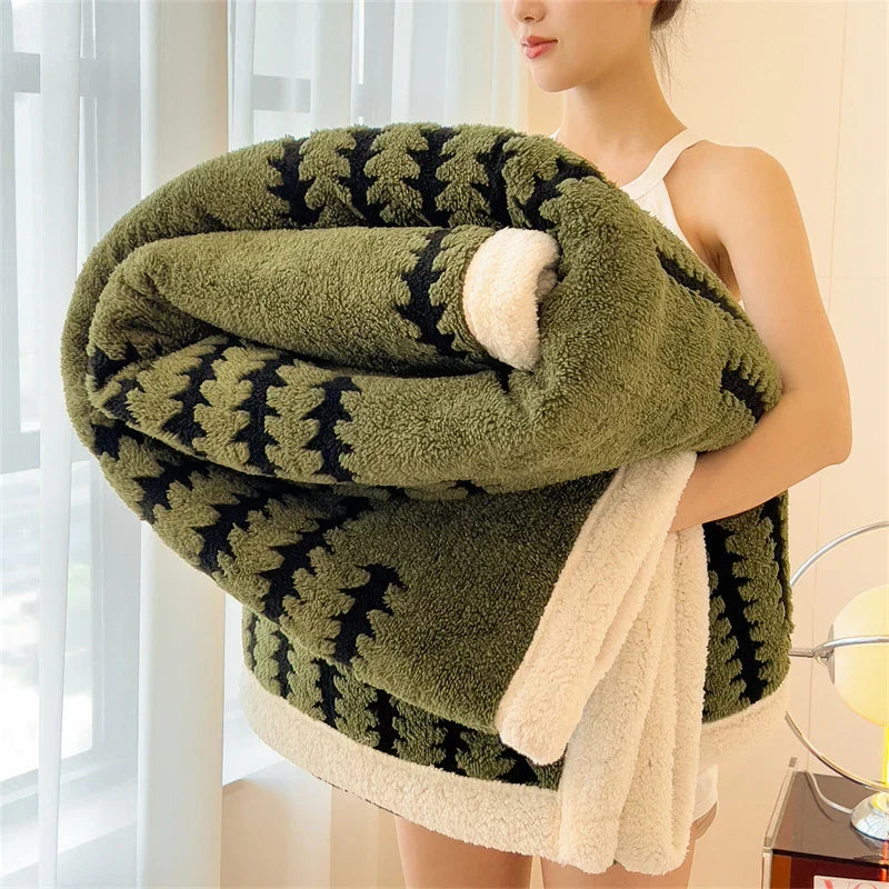 Plush Fleece Blanket Super Soft Throw Blanket - Halri