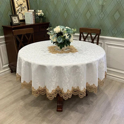 Elegant Floral Pattern Tablecloth