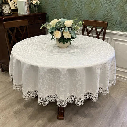 Elegant Floral Pattern Tablecloth