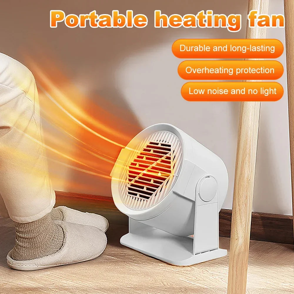 Compact Electric Desk Heater with Warm Air and Foot Warmth - Halri