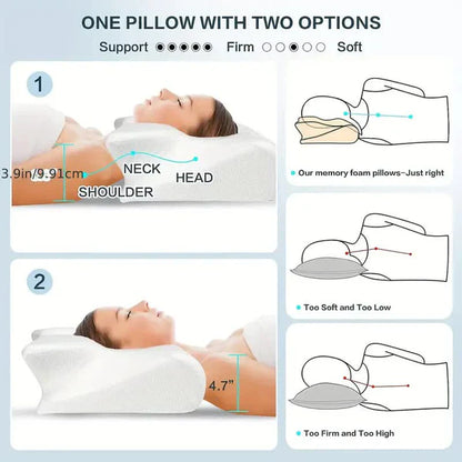 Contoured Butterfly Pillow with Built-in Armrests