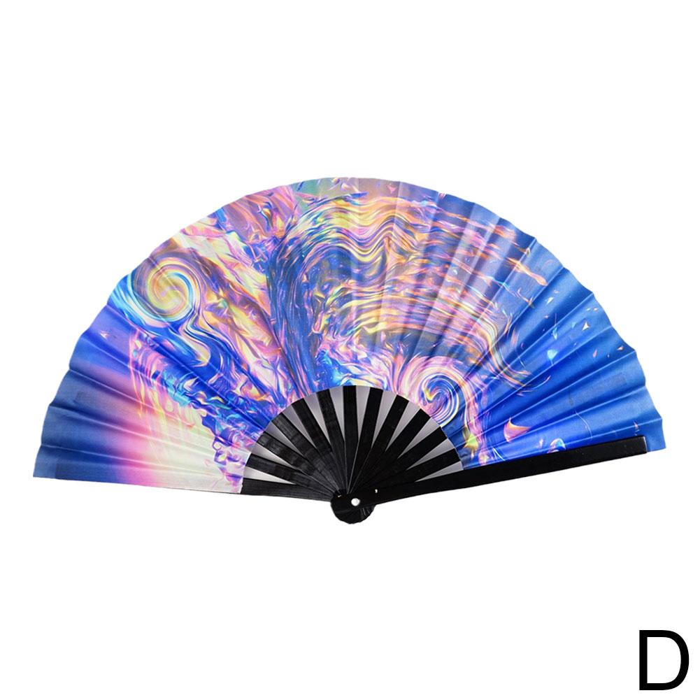 Colorful Folding Paper Hand Fan
