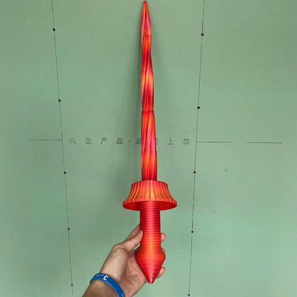 Compact 3D Printed Folding Mini Sword