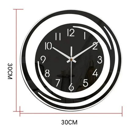 Quiet Round Modern Wall Clock