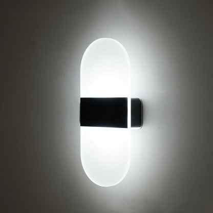 Modern LED Wall Light Acrylic and Iron Design