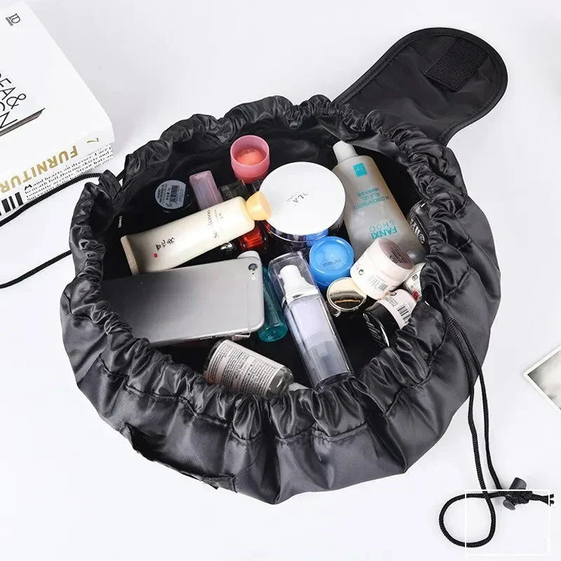 Large Black Makeup Travel Bag - Halri