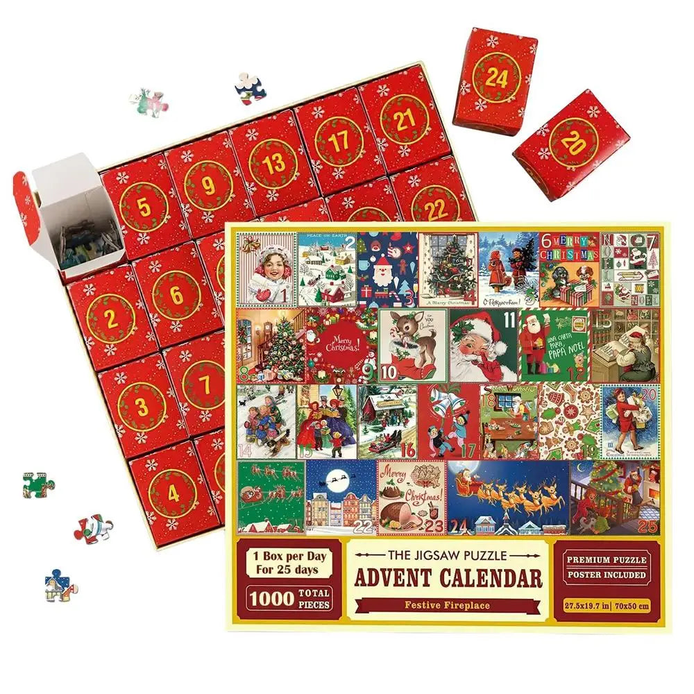 Fun Daily Christmas Puzzle Calendar - Halri