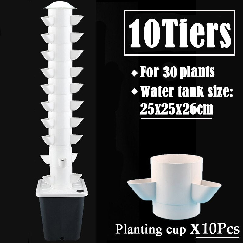 Easy Indoor Herb Hydroponic Garden Starter Kit