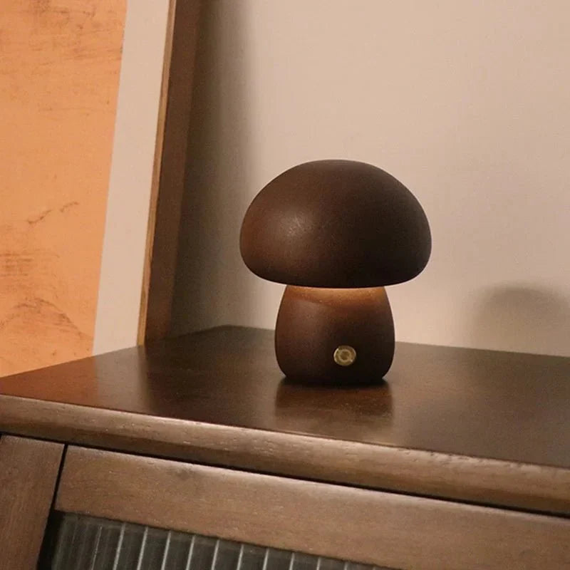 Nature Inspired Mushroom Table Lamp