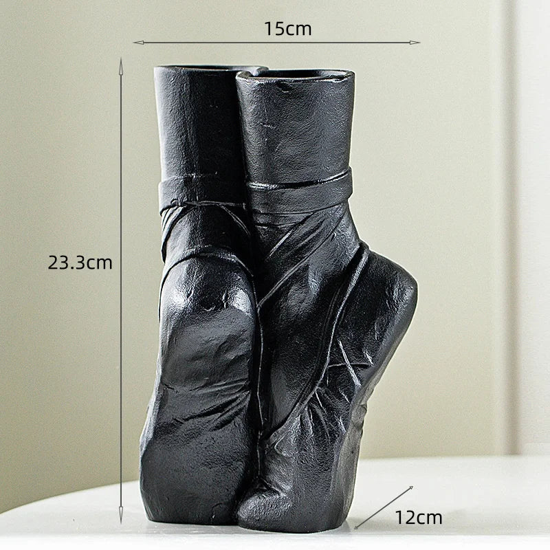 Beautiful Dance Inspired Porcelain Vase