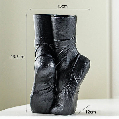 Beautiful Dance Inspired Porcelain Vase