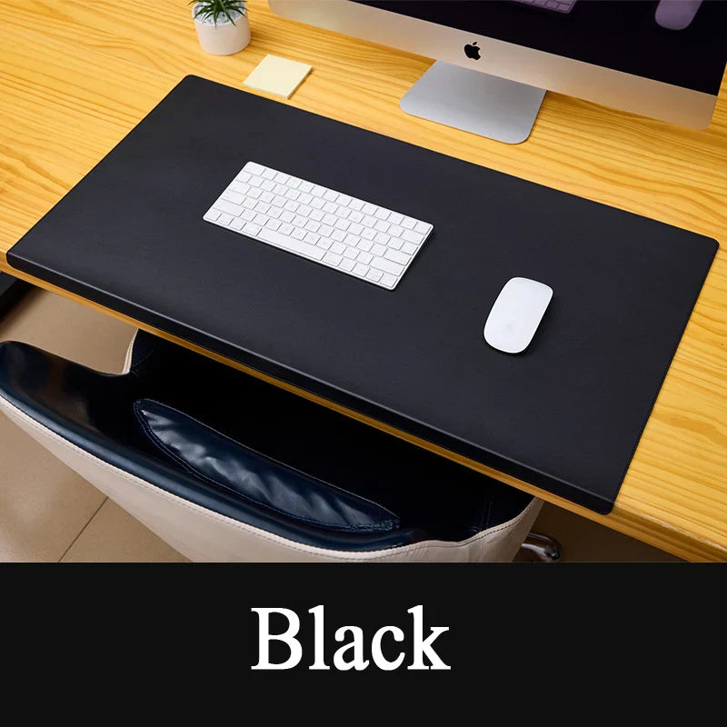 Comfortable PU Leather Desk Pad - Ergonomic Wrist Rest