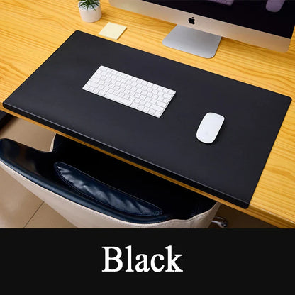 Comfortable PU Leather Desk Pad - Ergonomic Wrist Rest