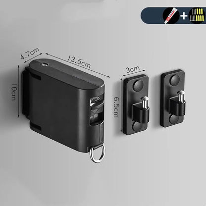 Compact Retractable Indoor Laundry Dryer Line