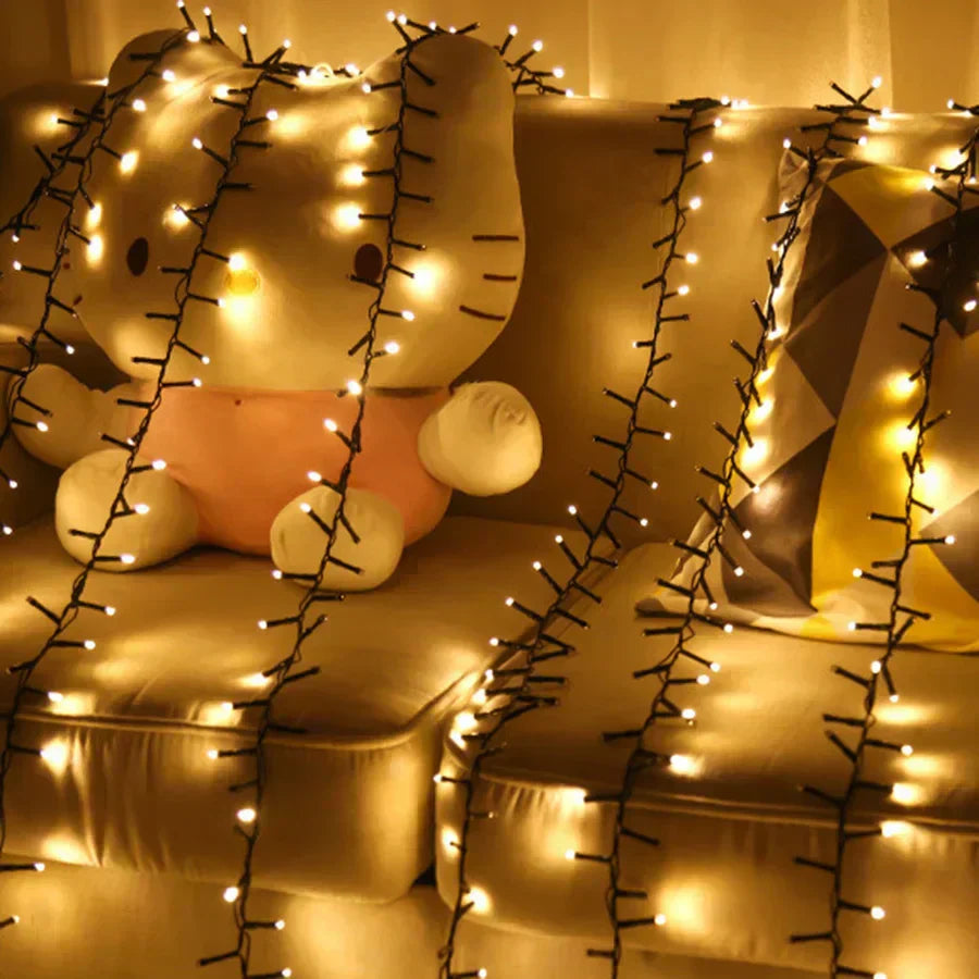 Bright Fairy String Lights - 10M LED Warm White Outdoor Rope - Halri