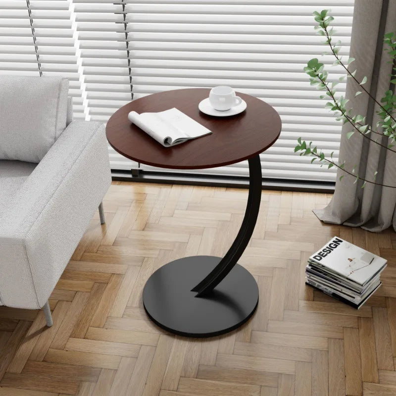 Sturdy Circular End Table for Home Decor