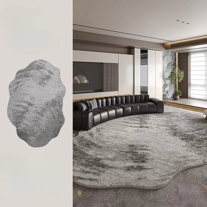 Soft Shaggy Area Rug Lamp for Home Decor