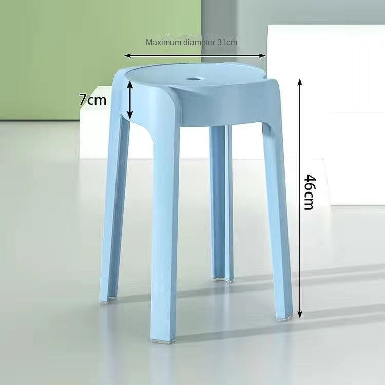 Space Saving Wooden Kitchen Stools
